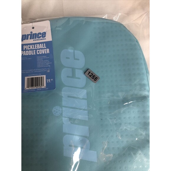 PRINCE PICKLEBALL PADDLE COVER--AQUA/TEAL--NEW W/TAGS!! - Picture 6 of 6